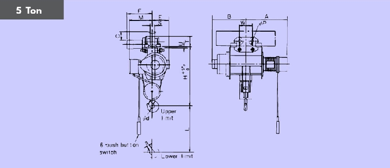 Jual Hitachi Hoist Murah, Jual Electric Chain Hoist, Jual Wire Rope Hoist